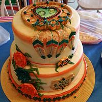 "Dream Catcher" Birthday Cake 