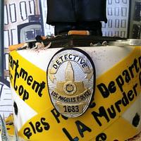 LA Murder Cop Cake