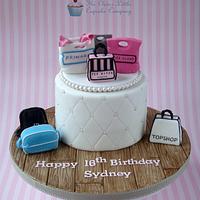 Shopaholic Birthday Cake