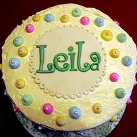 Marshmallow Birthday Cake