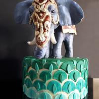 Elephant cake Elephant cake