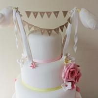 Love Bird Wedding Cake 