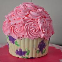 Printed Cupcake Cake