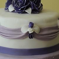 lavender sweet sixteen cake