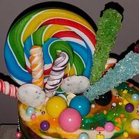 Abstract Candy Cake