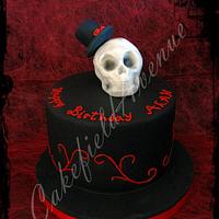 Skull Gothic Cake