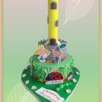 Ben and Holly's Little Kingdom Cake