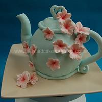 Blossom teapot cake