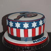 captain America cake