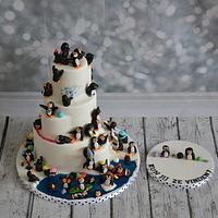 find the pinguin cake