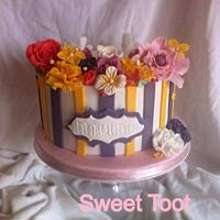 mum flower cake