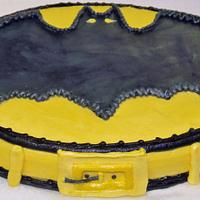 Batman buttercream cake