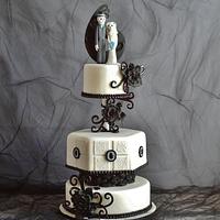 Gothic Themed Wedding for Cake Central Magazine