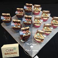 Suitcase Cupcakes - Cake International entry