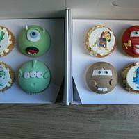 Favorite character cupcakes
