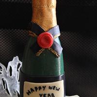 champagne bottle 