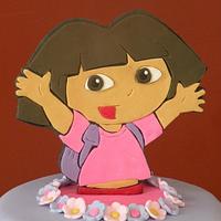 Dora & Boots topper cake