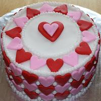 Small Valentine's Day Cake
