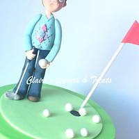 grumpy grandad golfer
