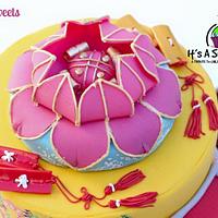 Okinawa cake for It's a Small World Collaboration