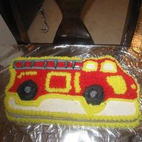 Firetruck cake