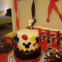 1st Birthday Cake- Mickey Mouse