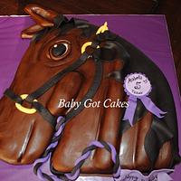 Horse Head Cake
