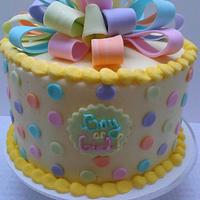 Baby Gender Reveal Cake
