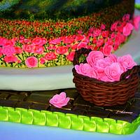 Rose Festival Cake