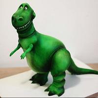 Toy Story Rex Dinosaur cake