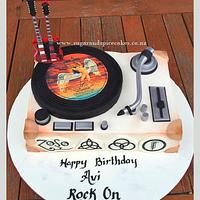 Led Zeppelin cake for my ROCKer 