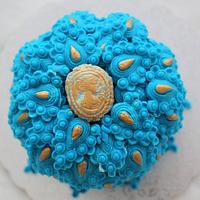 Vintage Peacock mini cake