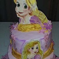 rapunzel cake