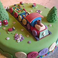 Little train cake