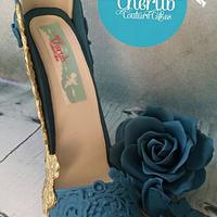 Glamorous Blue Shoe