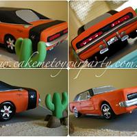 1969 Valiant/Dodge Charger Car Cake.