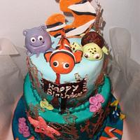 Finding Nemo cake