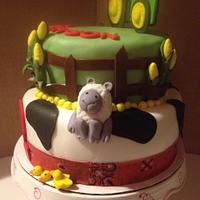 John Deere birthday cake