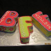 BFF cake for Amelia