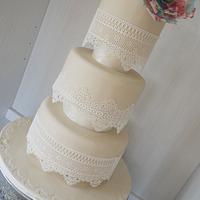 Darcey Blocked Wedding Cake