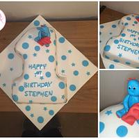 1st Birthday Cake featuring Iggle Piggle!