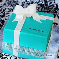 Tiffany themed cake