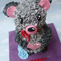 3D Teddy Bear cake