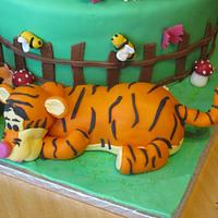 Winnie the Pooh Birthday Cake