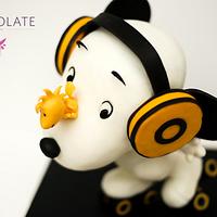Snoopy  Peanuts - Sculpted Cake