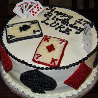 Card cake in buttercream