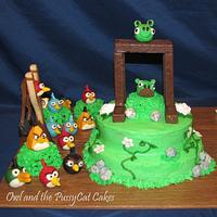 Playable Angry Birds Grooms Cake