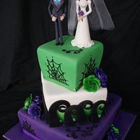 Corpse bride cake