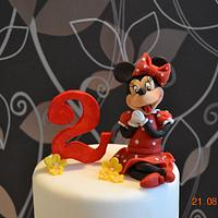 Minnie birthday cake