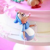 Cinderella Cake with Sugar Mice and Gravity Defying Birds